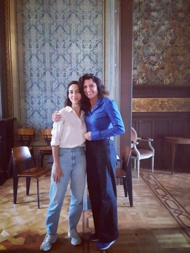 Paola Zampierolo en ik (dans) Gent openingsweekend